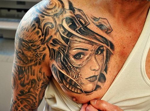 Schulterblatt männer tattoo motive Tattoo Arm
