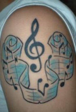 musik tattoo 11