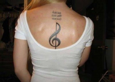 musik tattoo 13