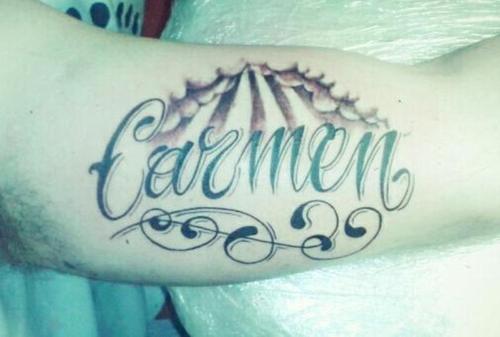 name tattoo 09