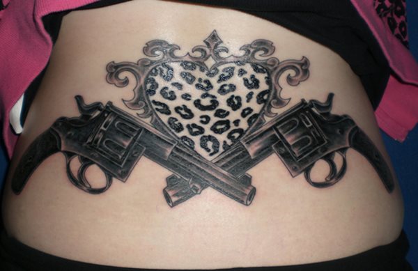 pistole tattoo 08