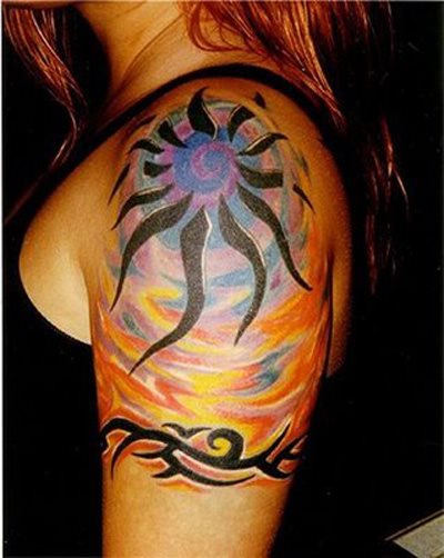 sonne tattoo 08