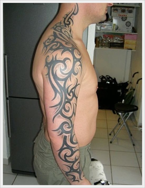 Unterarm tattoo männer tribal