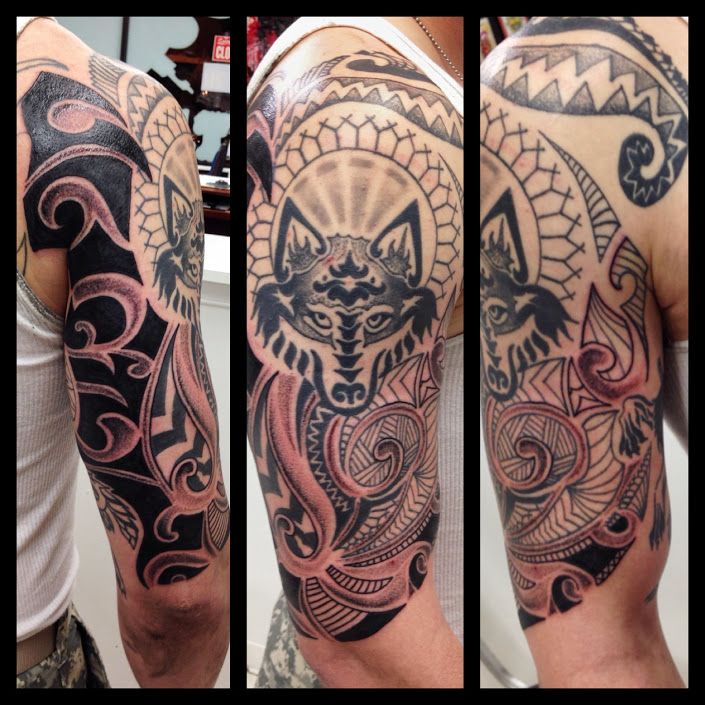 wolf tattoo 14
