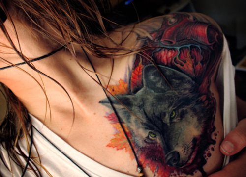 wolf tattoo 50