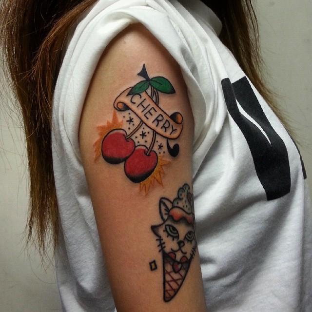 Arm Frau Tattoo 123