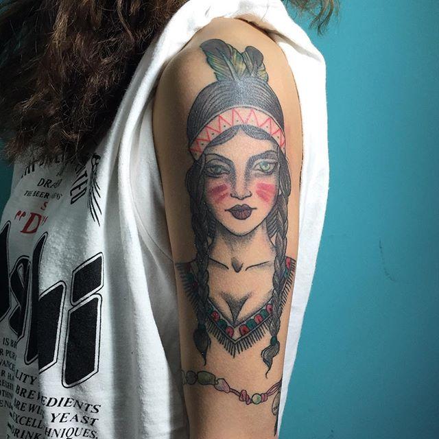Arm Frau Tattoo 167