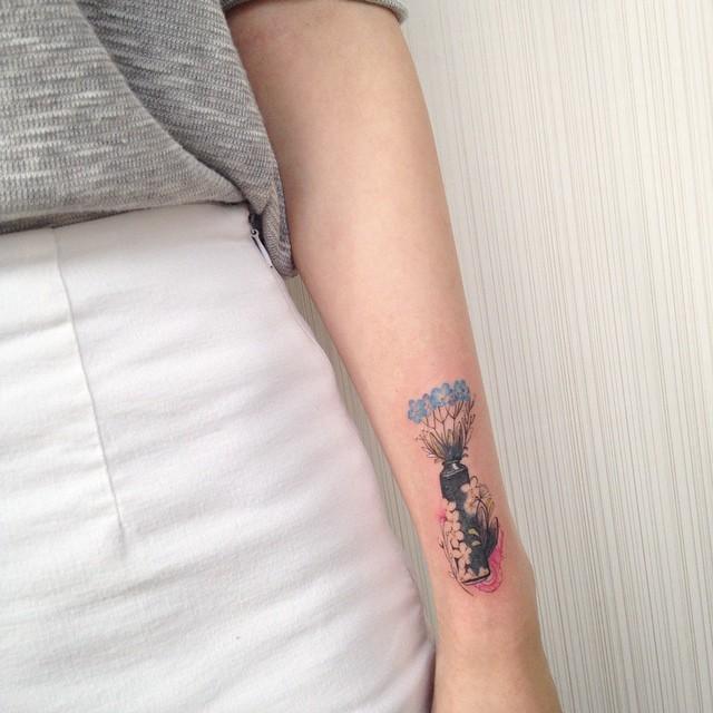 Arm Frau Tattoo 205
