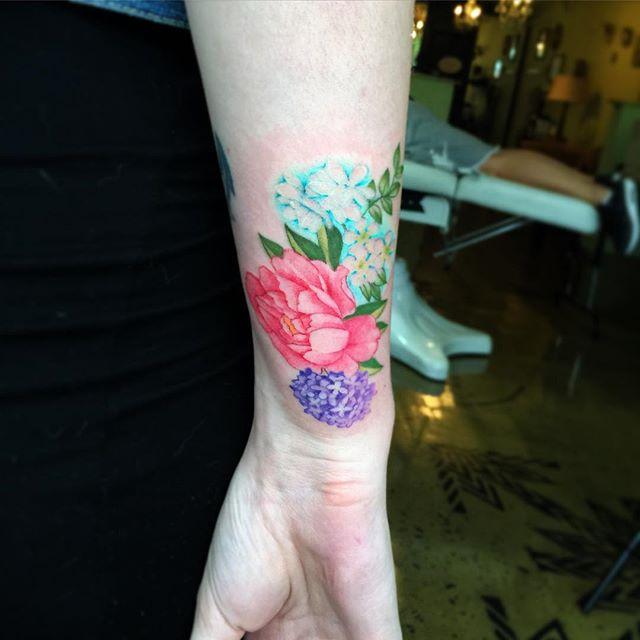Blumen Tattoo 37