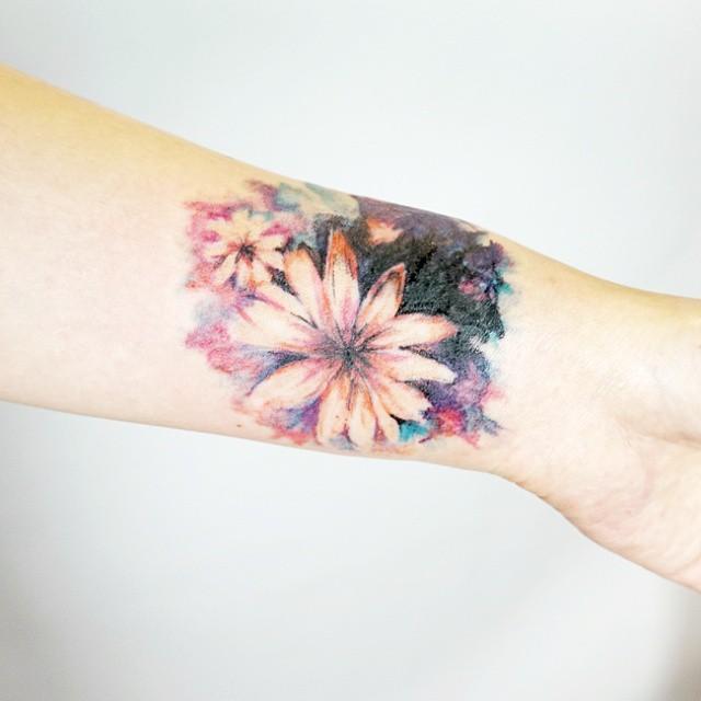 Blumen Tattoo 51