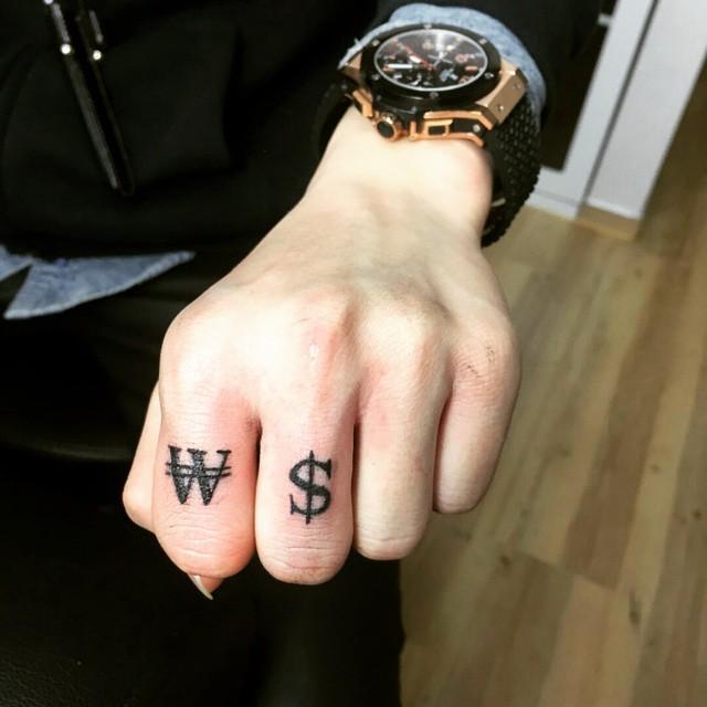 Fingern Tattoo 113