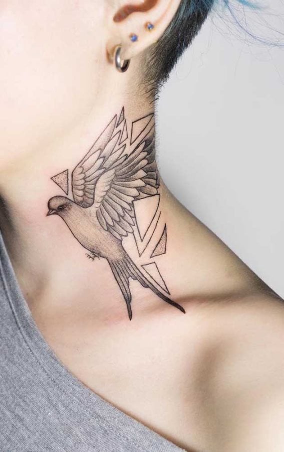 Hals Nacken Tattoo 11