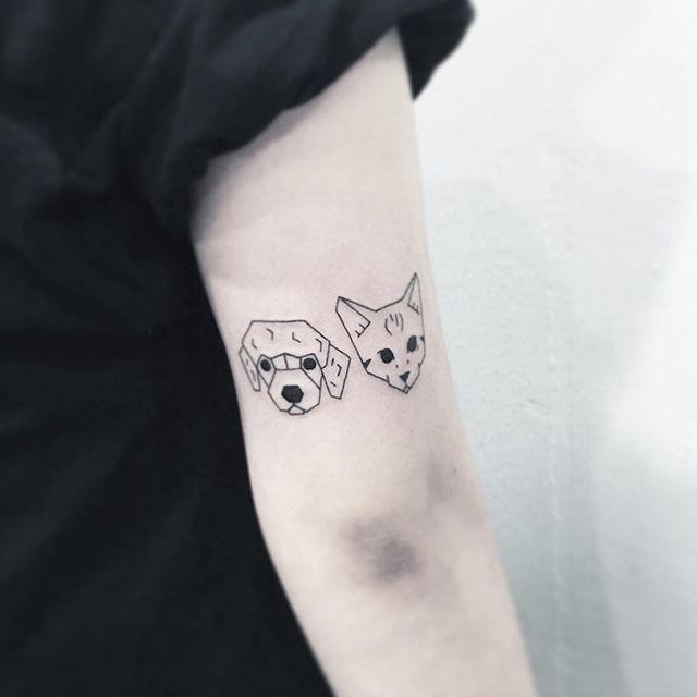 Katze Tattoo 131