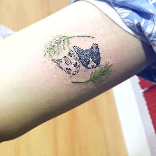 Katze Tattoo 145