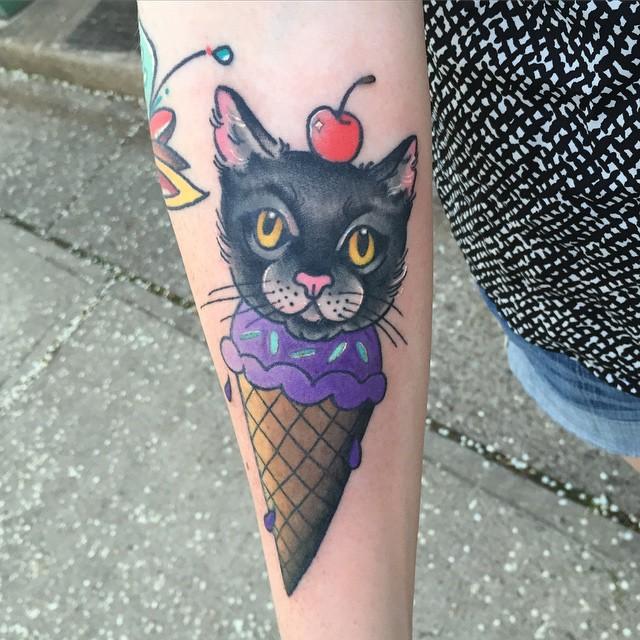 Katze Tattoo 31