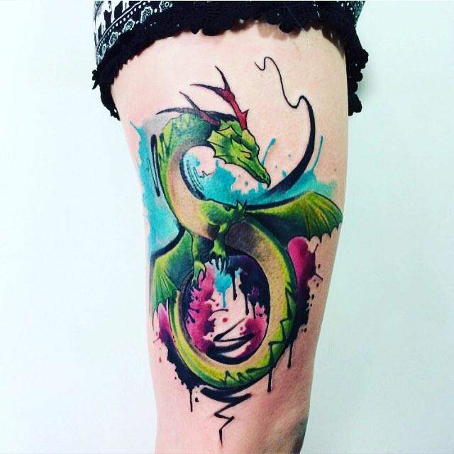 Drache Tattoo 07