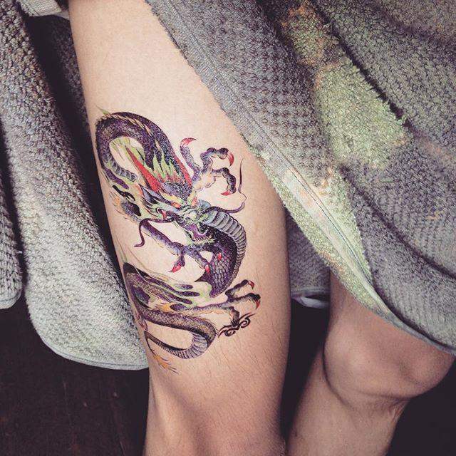 Drache Tattoo 115