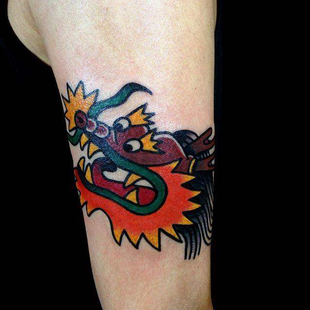 Drache Tattoo 91