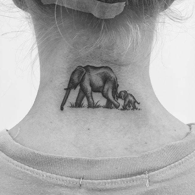 Elefant Tattoo 107