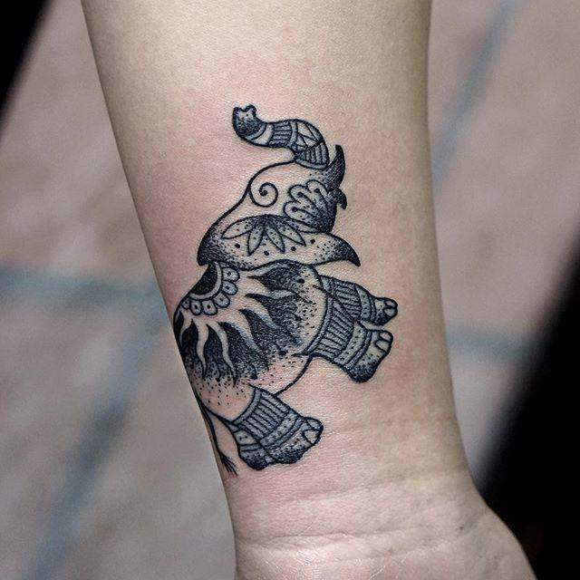 Elefant Tattoo 123