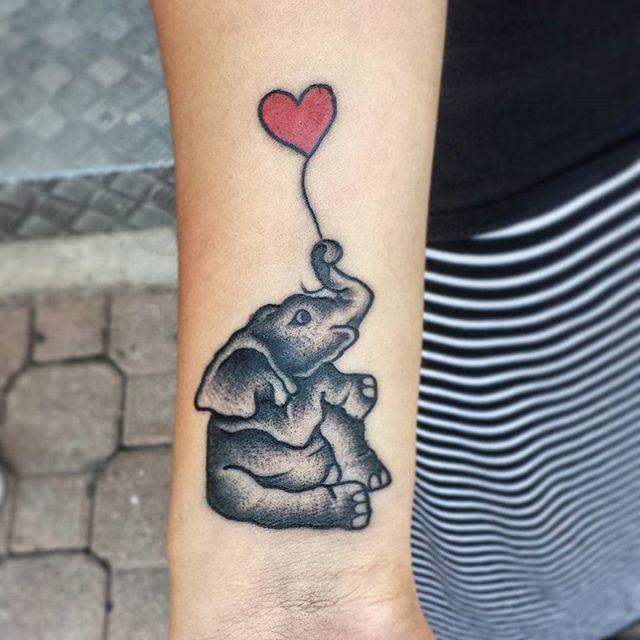 Elefant Tattoo 91