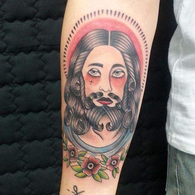 Jesus von Nazaret Tattoo 09