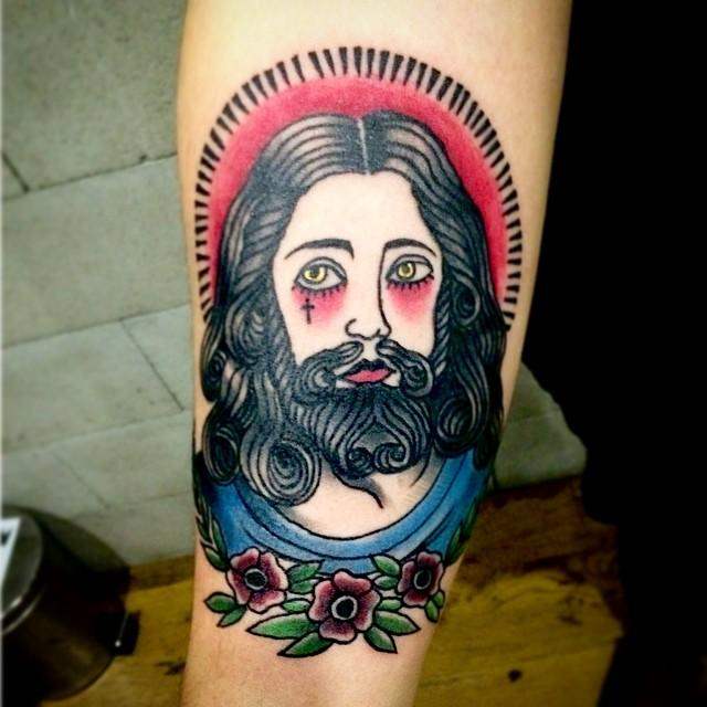 Jesus von Nazaret Tattoo 115