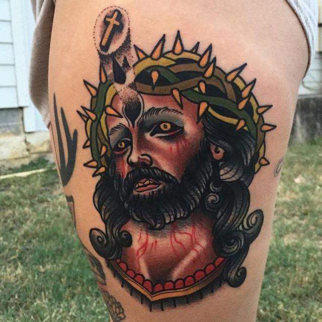 Jesus von Nazaret Tattoo 125