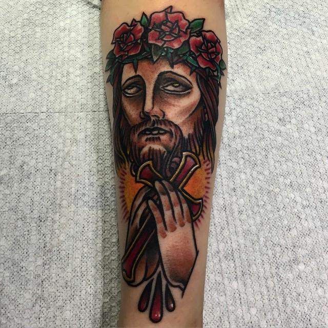 Jesus von Nazaret Tattoo 23