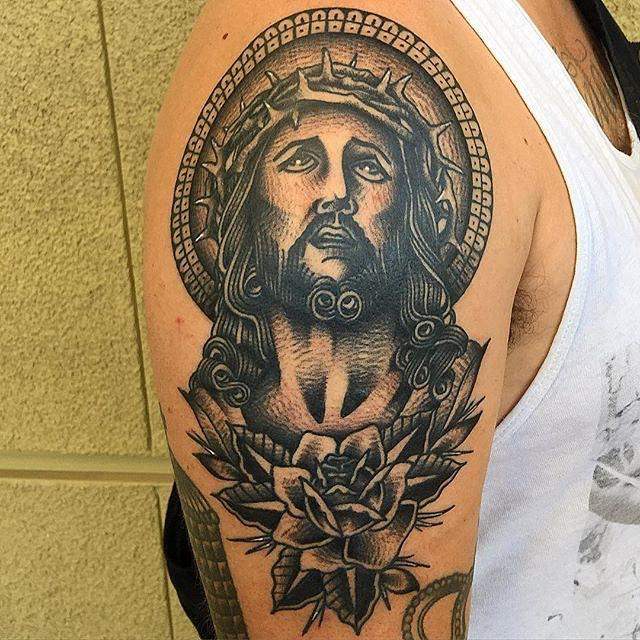 Jesus von Nazaret Tattoo 35