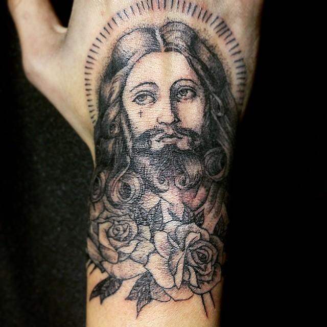 Jesus von Nazaret Tattoo 85