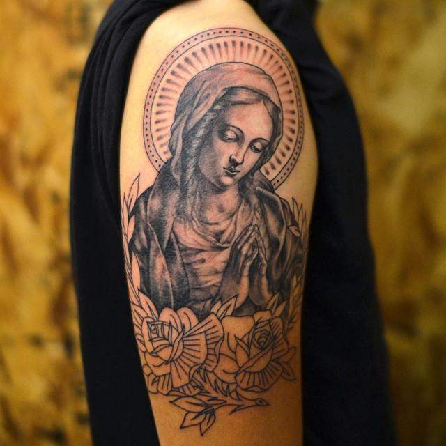 Jungfrau Maria Tattoo 119