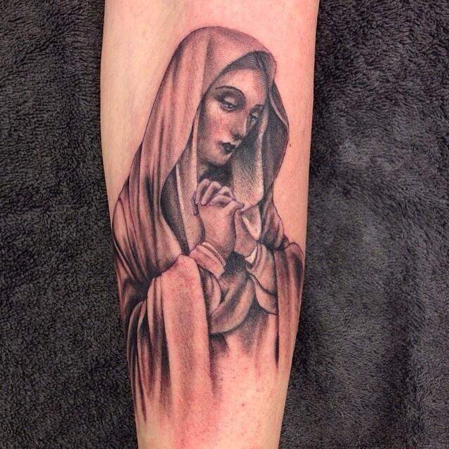 Jungfrau Maria Tattoo 121