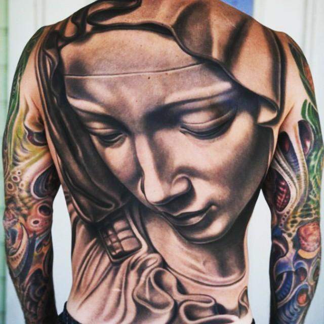Jungfrau Maria Tattoo 123