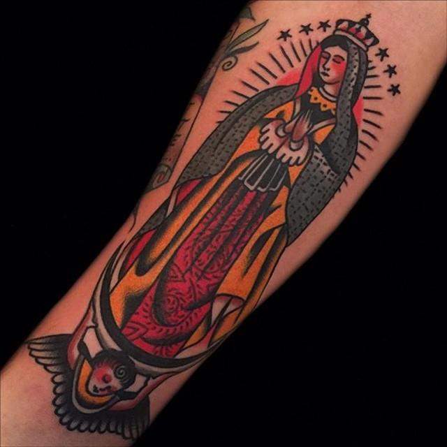 Jungfrau Maria Tattoo 29