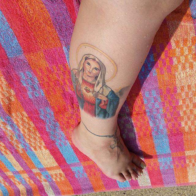 Jungfrau Maria Tattoo 43