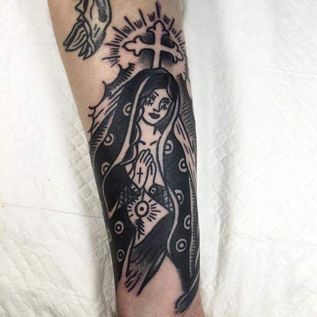 Jungfrau Maria Tattoo 69