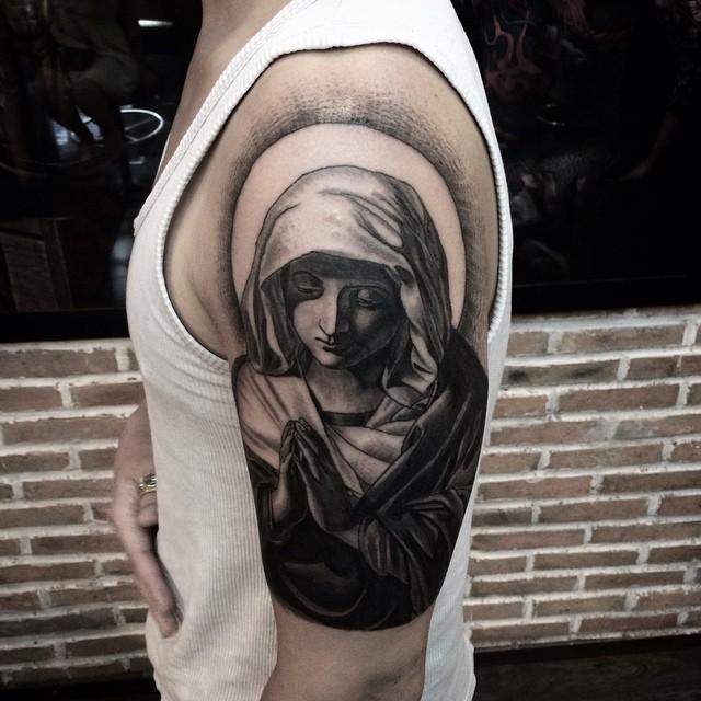 Jungfrau Maria Tattoo 87