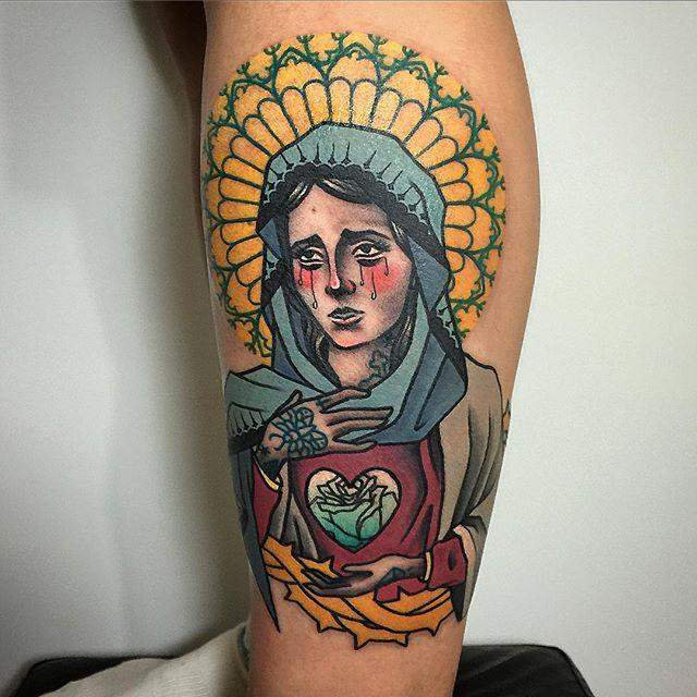 Jungfrau Maria Tattoo 97