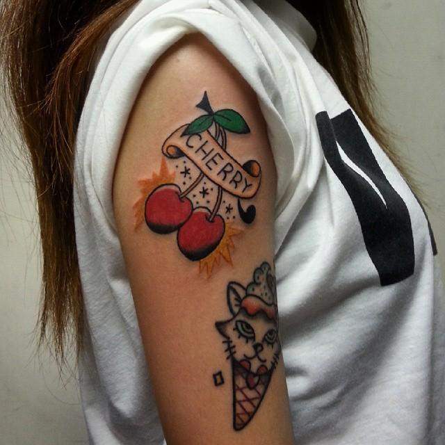 Kirschen Tattoo 111