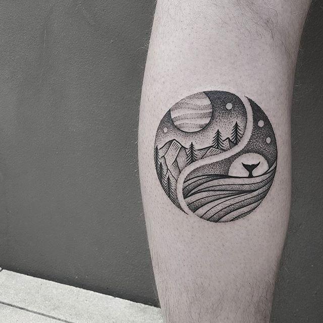 Yin und Yang Tattoo 123