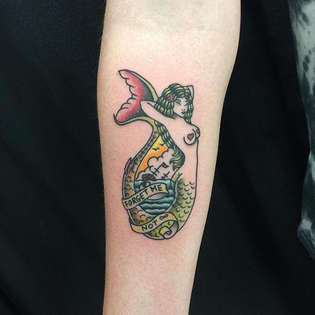 Meerjungfrau Tattoo 109
