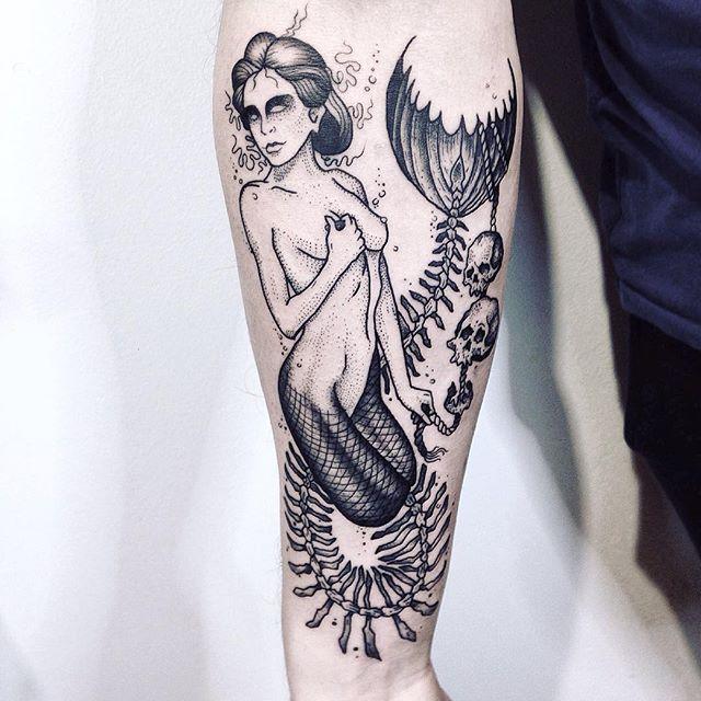 Meerjungfrau Tattoo 123