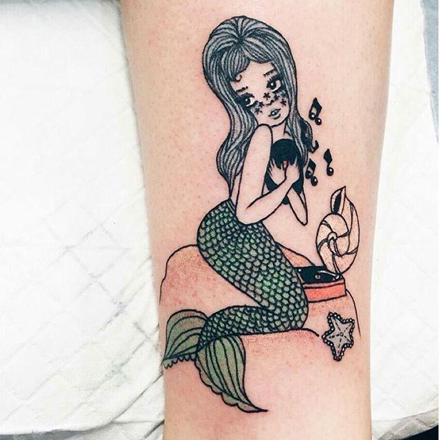 Meerjungfrau Tattoo 45