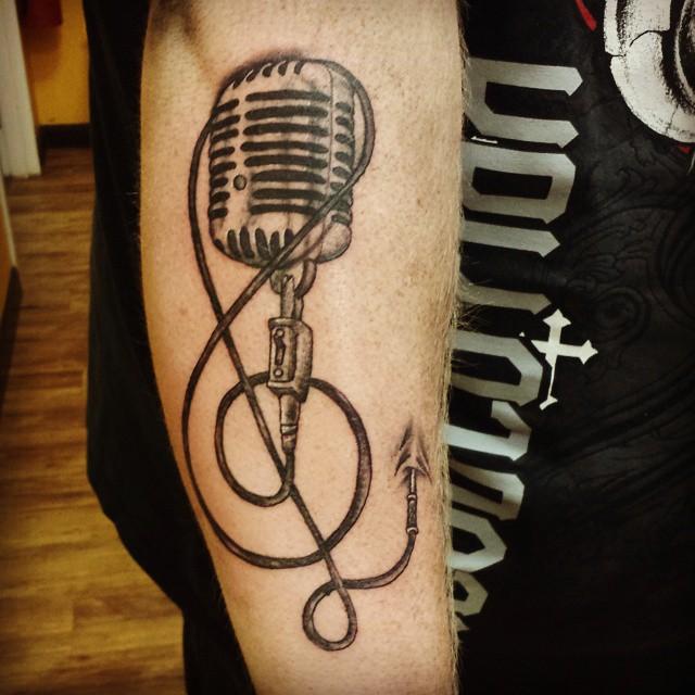 Musiknoten Tattoo 39