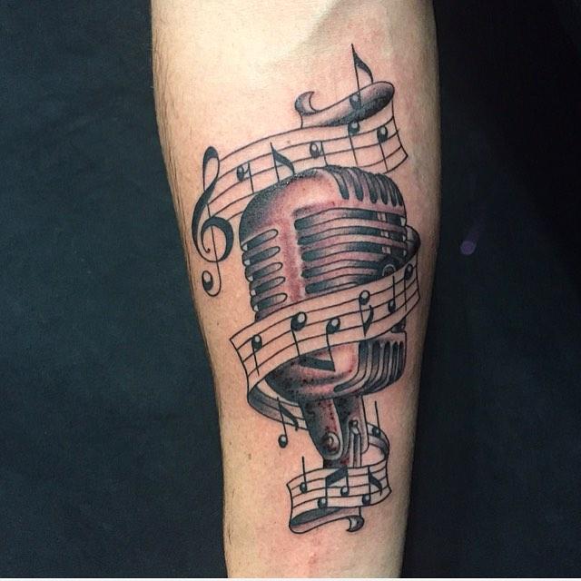 Musiknoten Tattoo 73