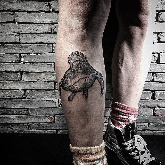 Fotogalerie von 66 Schildkröten und Meeresschildkröten-Tattoos