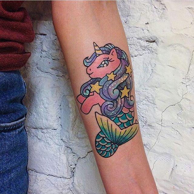 Einhorn Tattoo 07