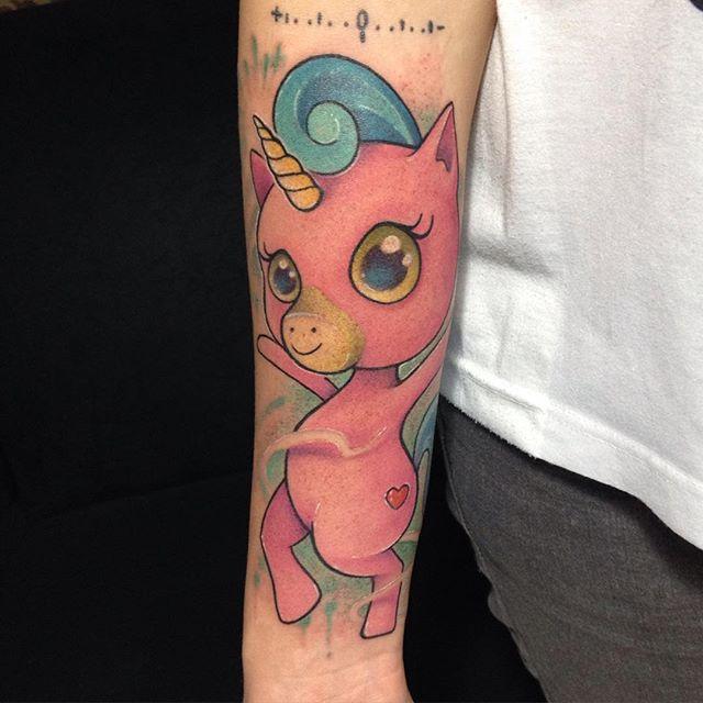 Einhorn Tattoo 127