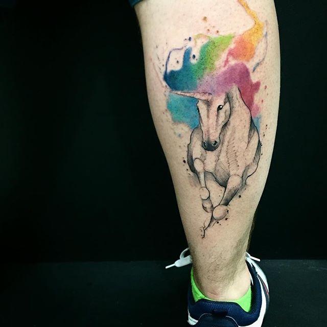 Einhorn Tattoo 65